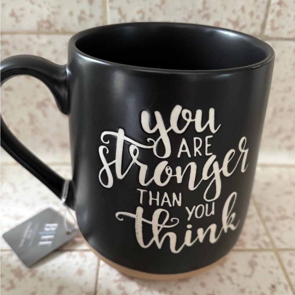 You are Stronger than you Think Coffee Mug New 22oz - Picture 3 of 4